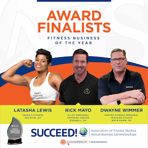 SUCCEED Award Business of The Year Finalist Fitness Business of the Year Award